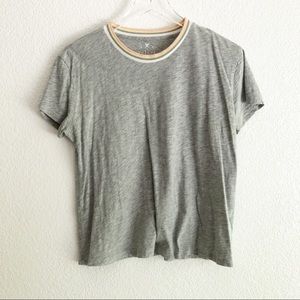 Velvet graham spencer grey vintage slub tee